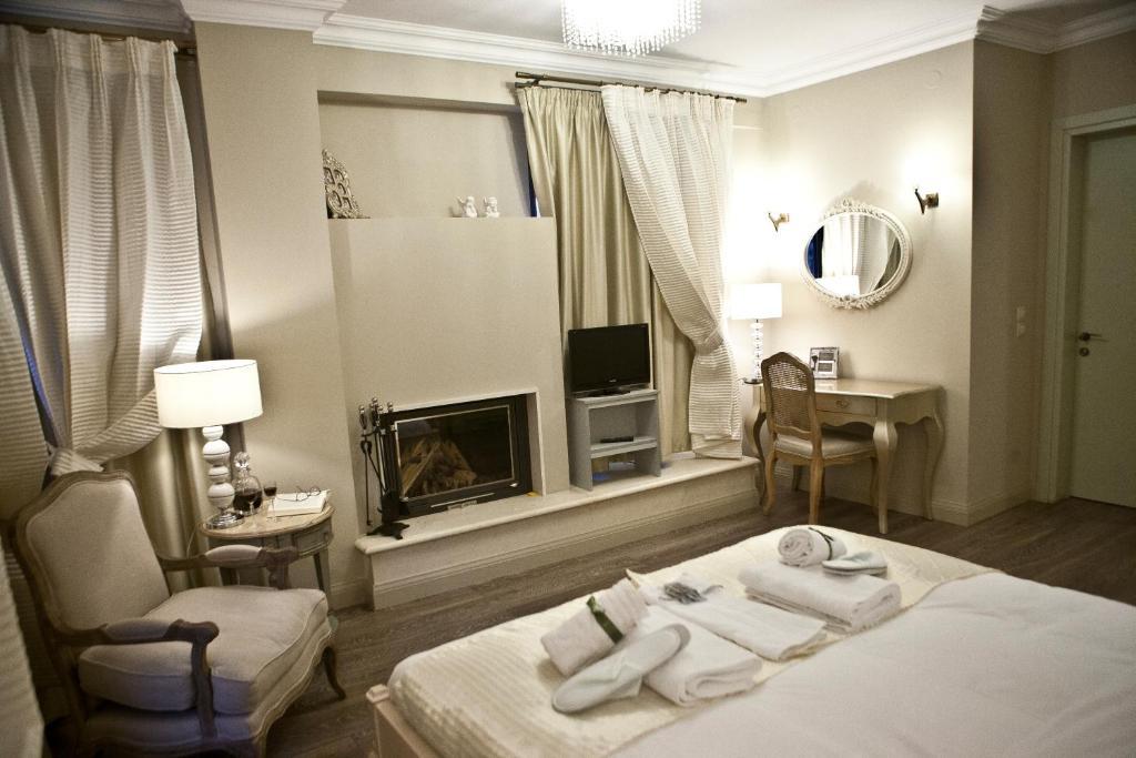 Melies Boutique Hotel Káto Loutrákion Szoba fotó